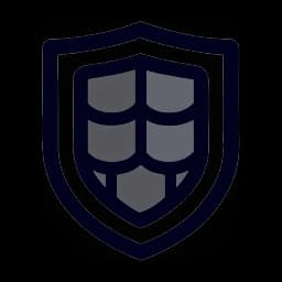 Shield with stone-coated steel roof tile icon — Gerard-certified roofing contractor
